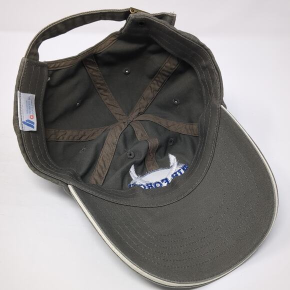 Air Force Dad Baseball Cap Brown One Size Adjustable Embroidered 6 Panel - Picture 6 of 8